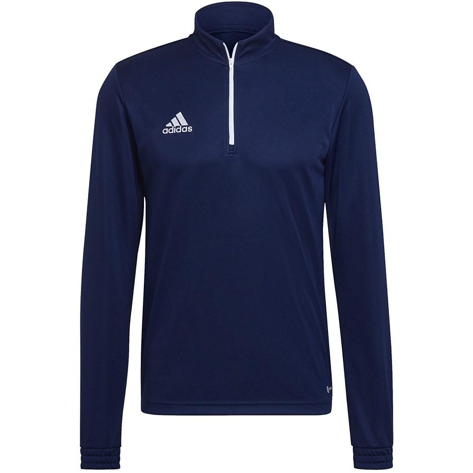 adidas Entrada 22 træningstrøje med halv lynlås mørkeblå 2XL