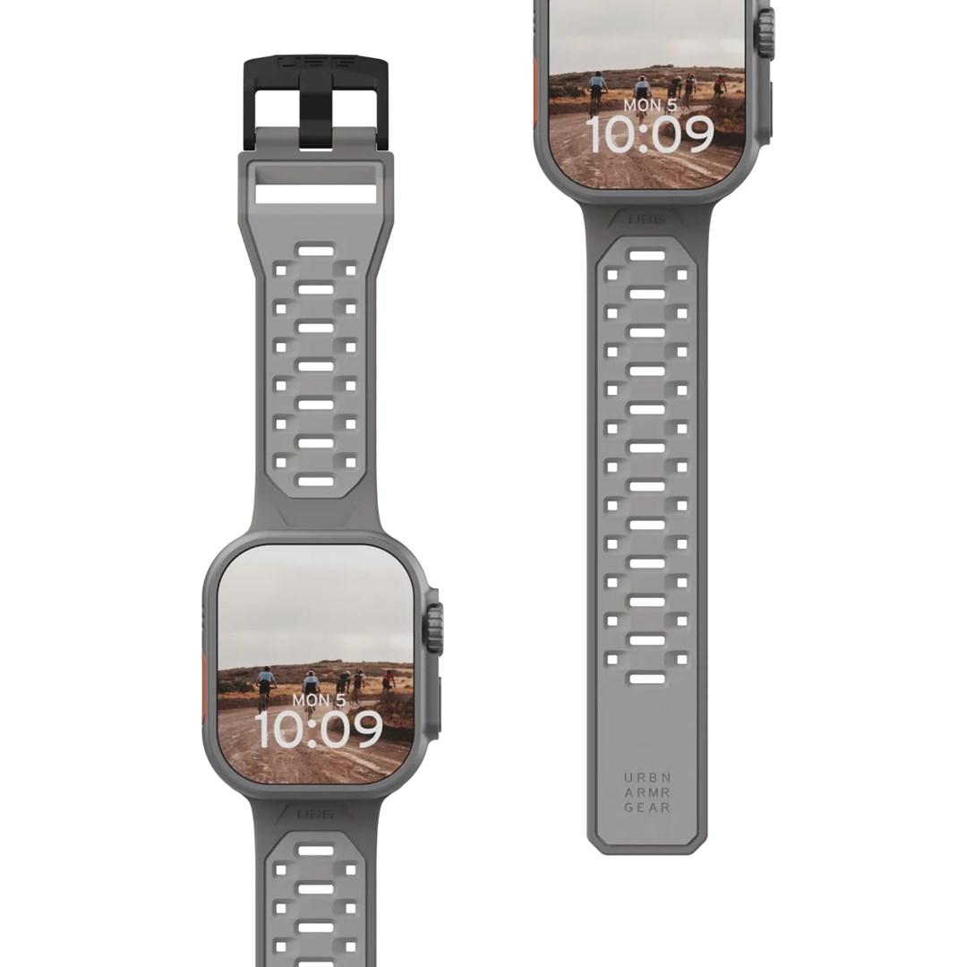 Urban Armor Gear Civilian silikone-rem til Apple Watch Ultra 2/Ultra - titanium