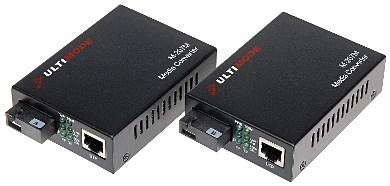Mediekonverter singlemode sæt TX/RX M-207M