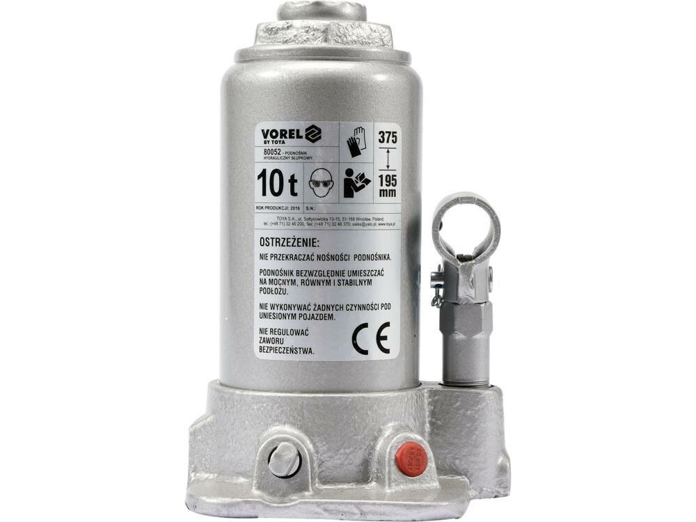 Vorel 10 t hydraulisk donkraft 195-375 mm