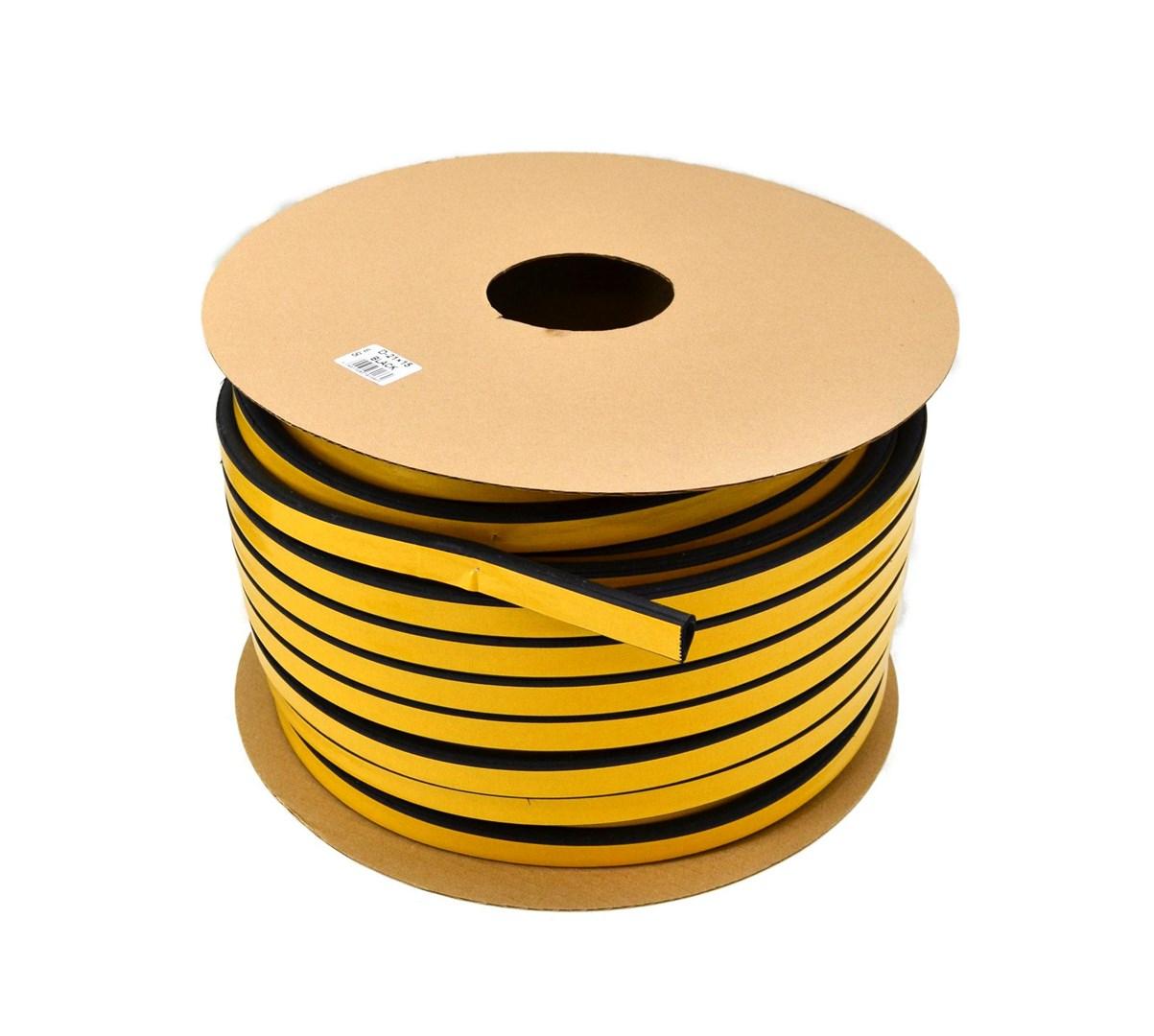Sort tætningsliste D 100 m