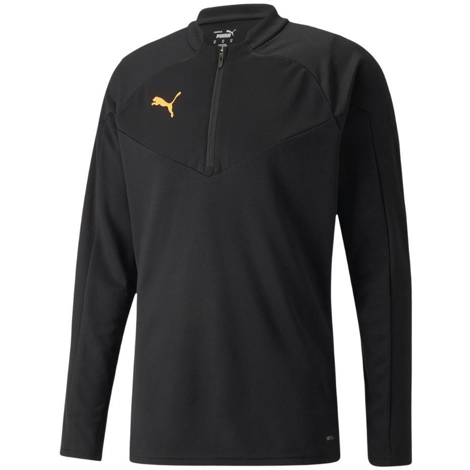 PUMA 1/4 Zip træningstrøje til herre sort str. S