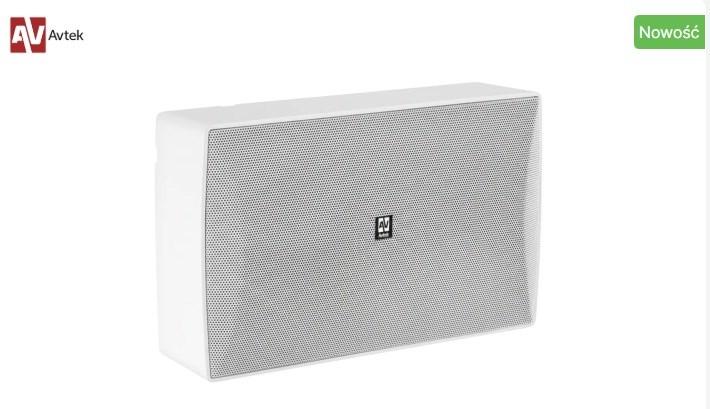 AVtek WS 510 væghøjttaler 10 W - hvid/grå