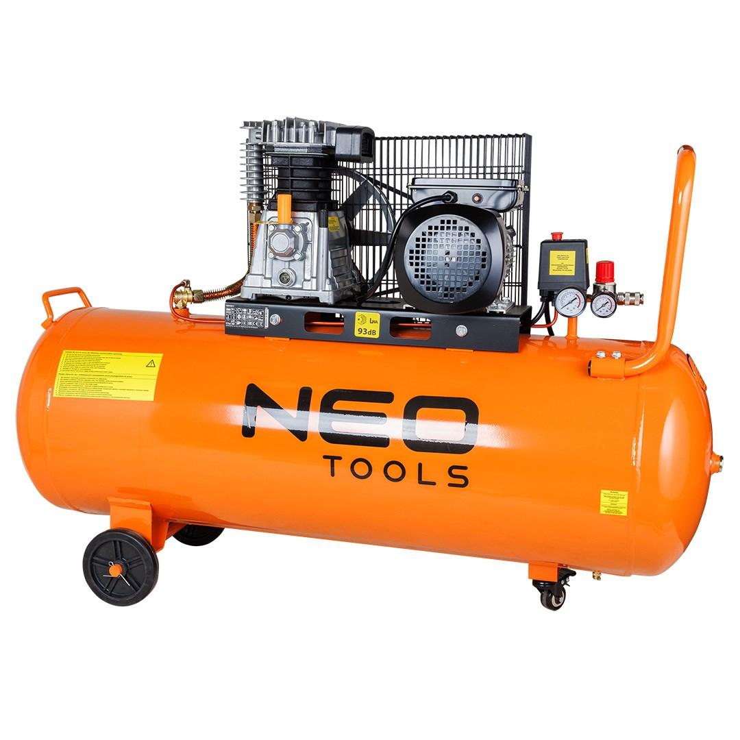 NEO TOOLS oliesmurt kompressor 150 l 230 V
