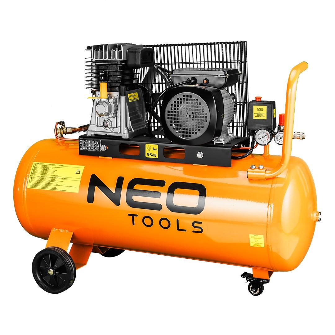 NEO TOOLS oliesmurt kompressor 100 l 230 V