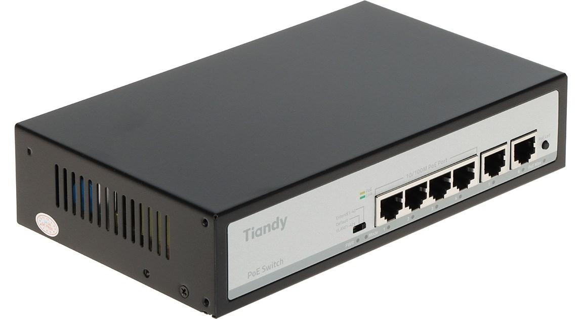 Tiandy 4-port PoE switch TC-P3S06
