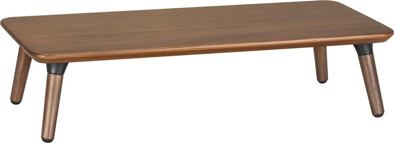 Maclean MC-930 monitor- og laptopstander 50 x 24 x 12 cm - sort valnød