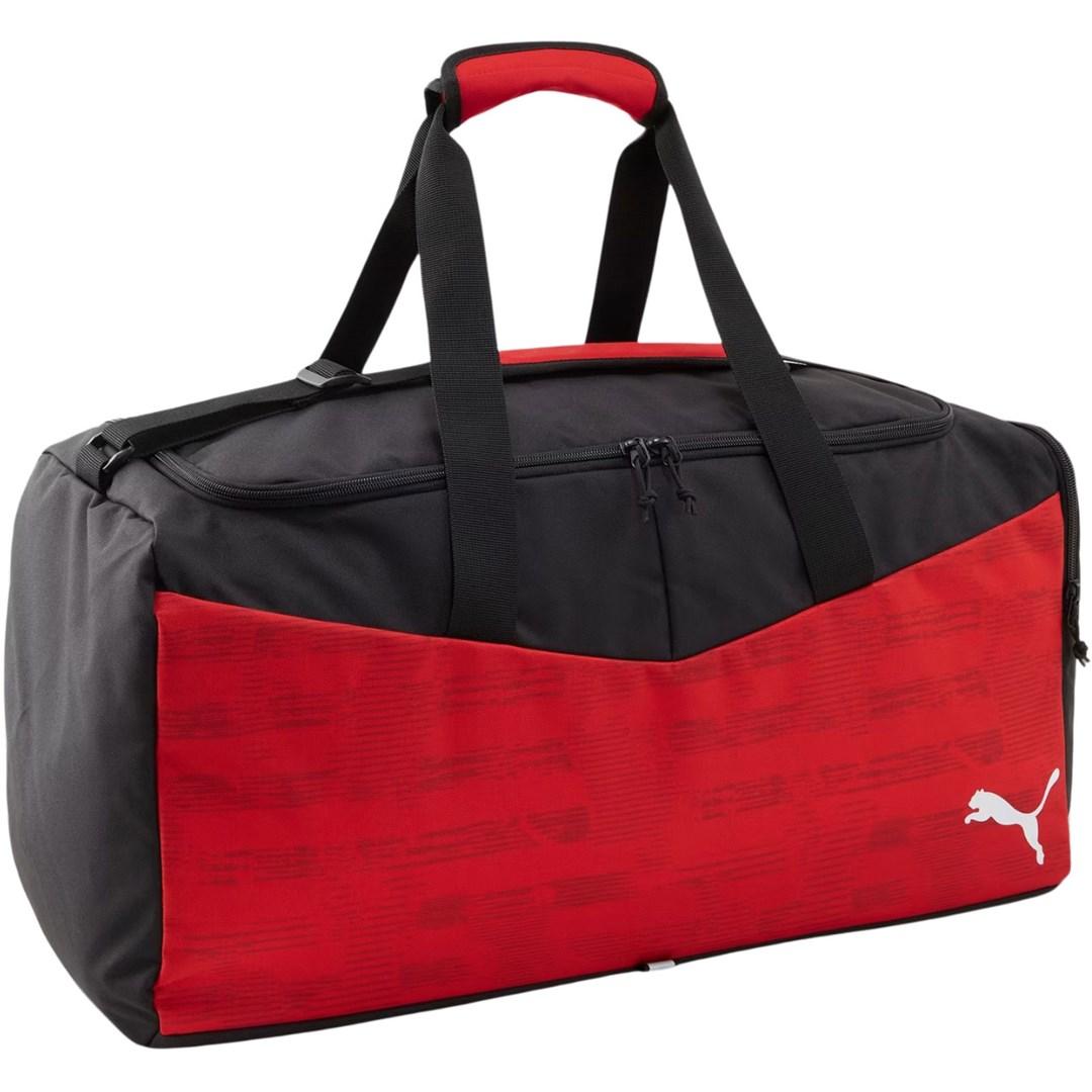 Puma individualRISE mellemstor sportstaske rød/sort