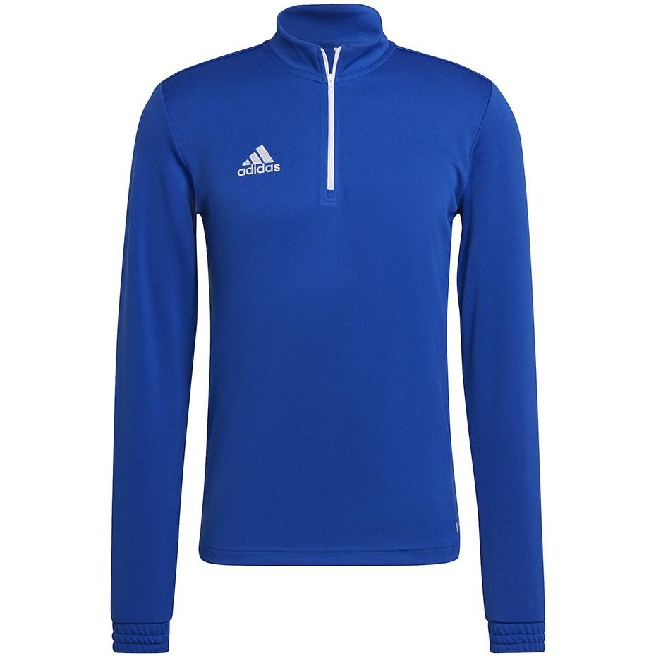 adidas Entrada 22 træningstrøje med lynlås blå str. L