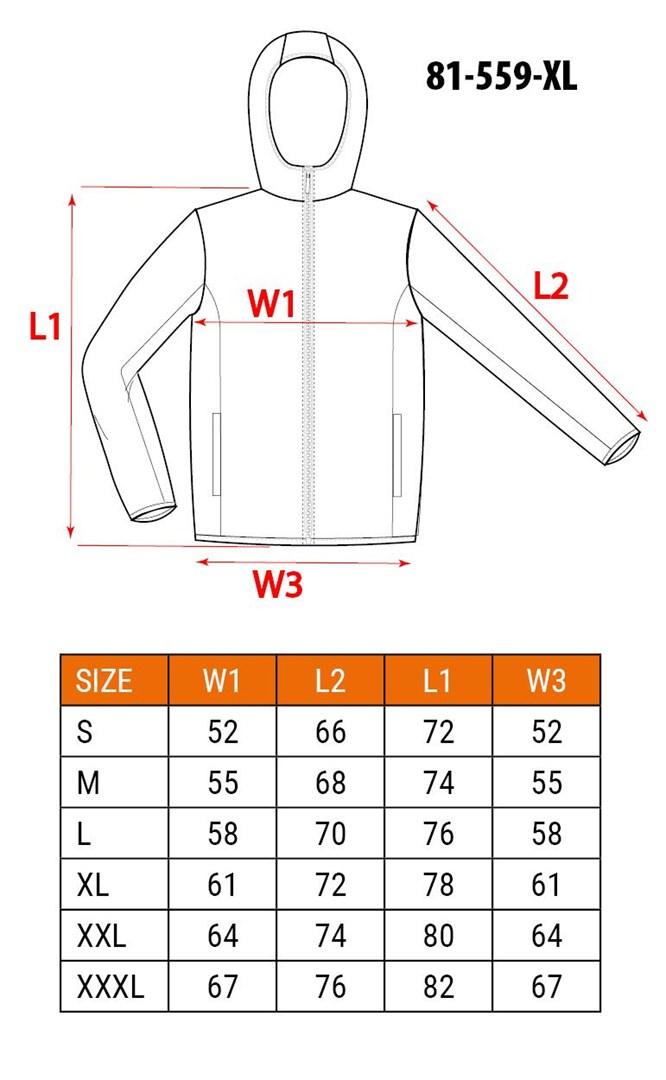 NEO TOOLS 81-559-XL arbejdsjakke i polyester str. XL