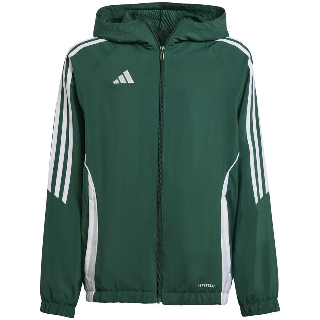 adidas Tiro 24 børnejakke grøn 152 cm