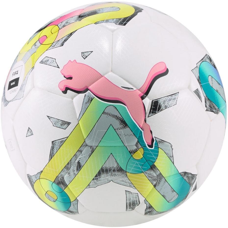 Puma fodbold Puma Orbit 4 HYB FIFA Basic hvid-grøn-pink 83781 01 4