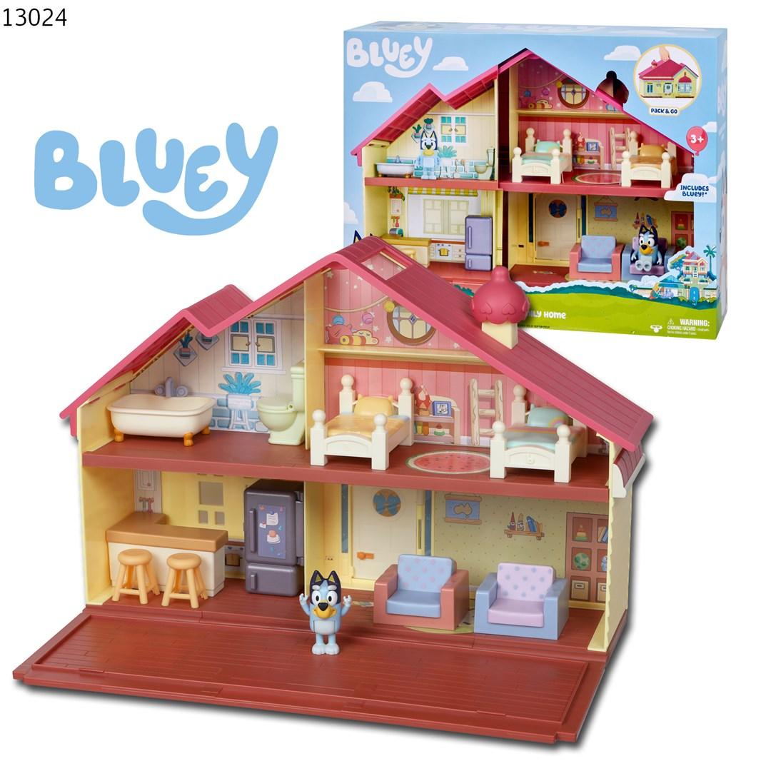 Bluey Family Home dukkehus med figur