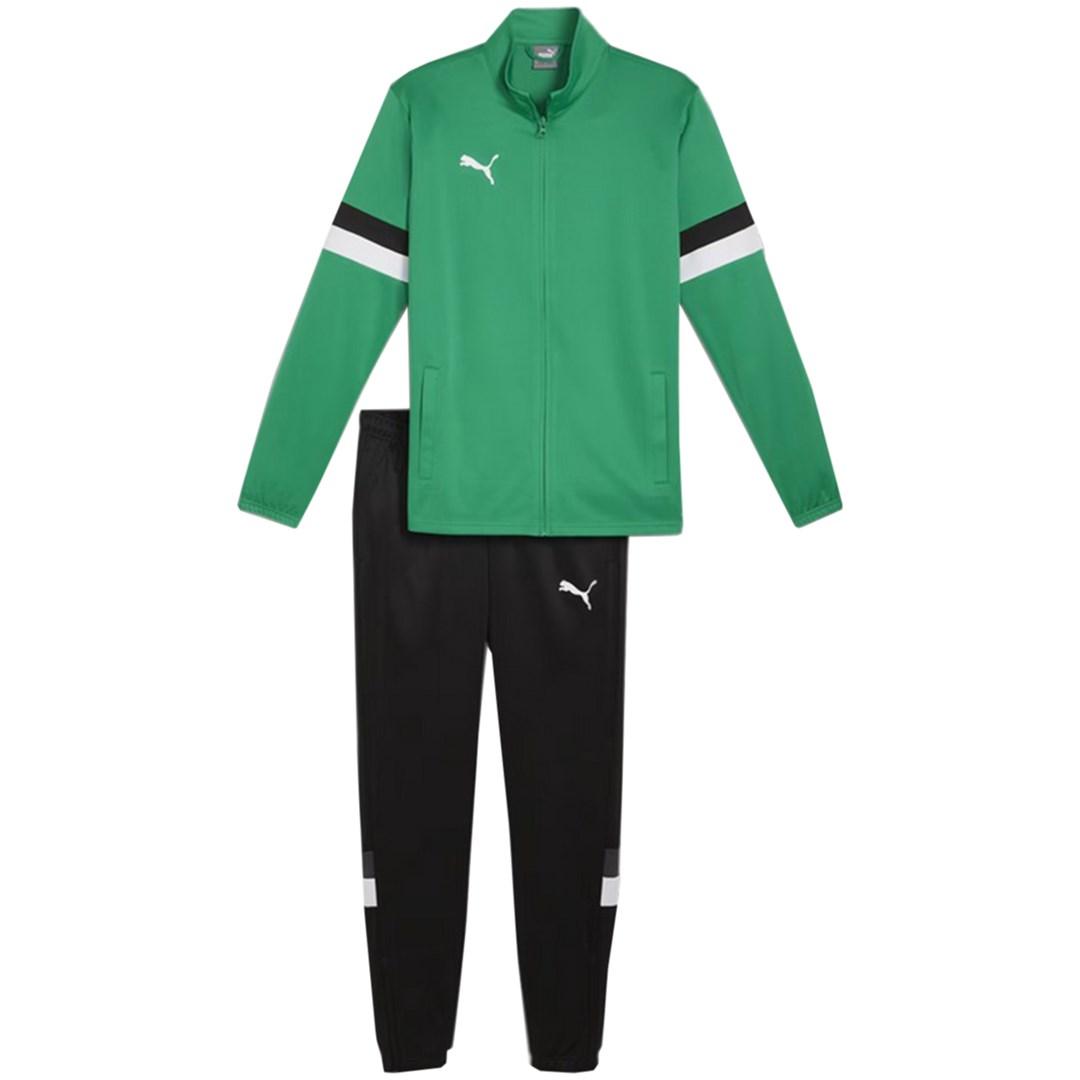 PUMA teamRISE træningsdragt grøn/sort str. S
