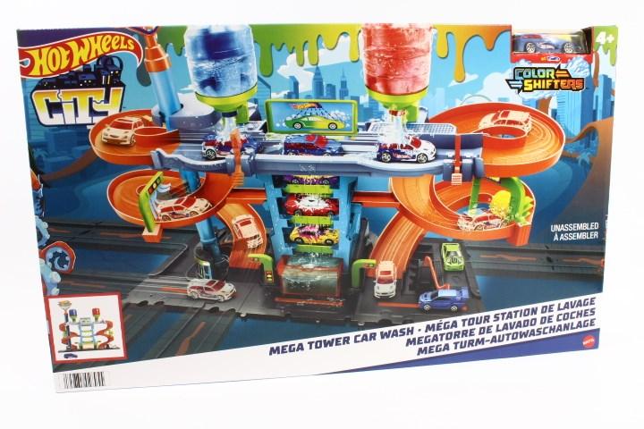 Hot Wheels City Mega Tower Bilvask parkeringshus
