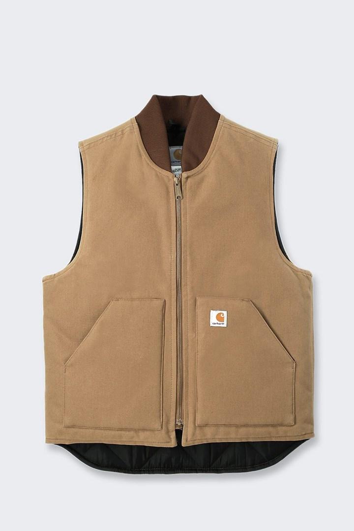 Carhartt V01 Firm Duck isoleret vest - brun