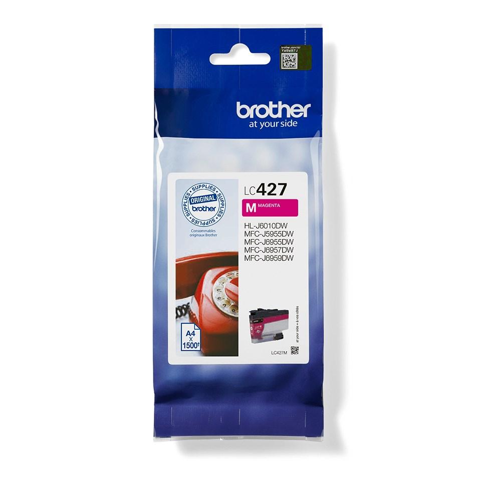 Brother LC-427M original blækpatron magenta 1 stk.