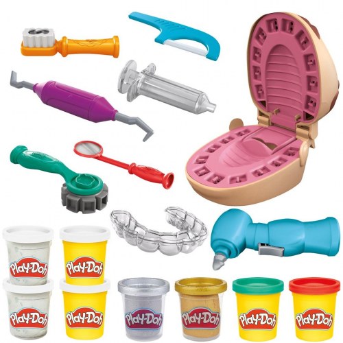 Play-Doh Drill 'n Fill Tandlæge legesæt med modellervoks