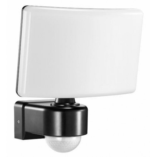 ORNO TOS LED væglampe 30 W med bevægelsessensor sort 4.000 K IP65