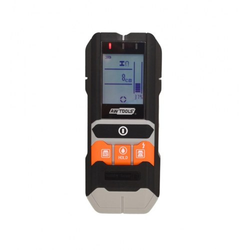 AWTOOLS 4-i-1 ledningsdetektor, profildetektor og fugtmåler
