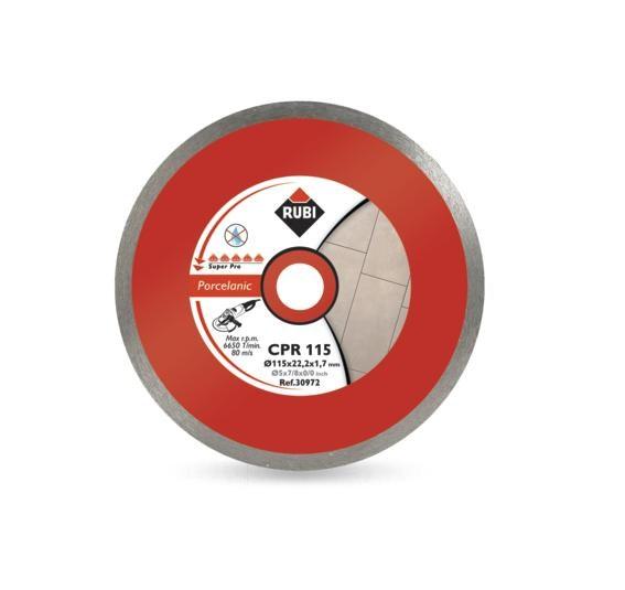 RUBI CPR 125 Superpro diamantklinge til porcelænsstentøj
