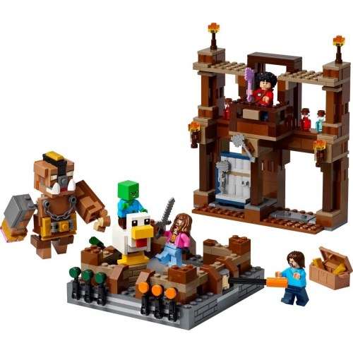 LEGO Minecraft Skovpalæets kamparena byggesæt