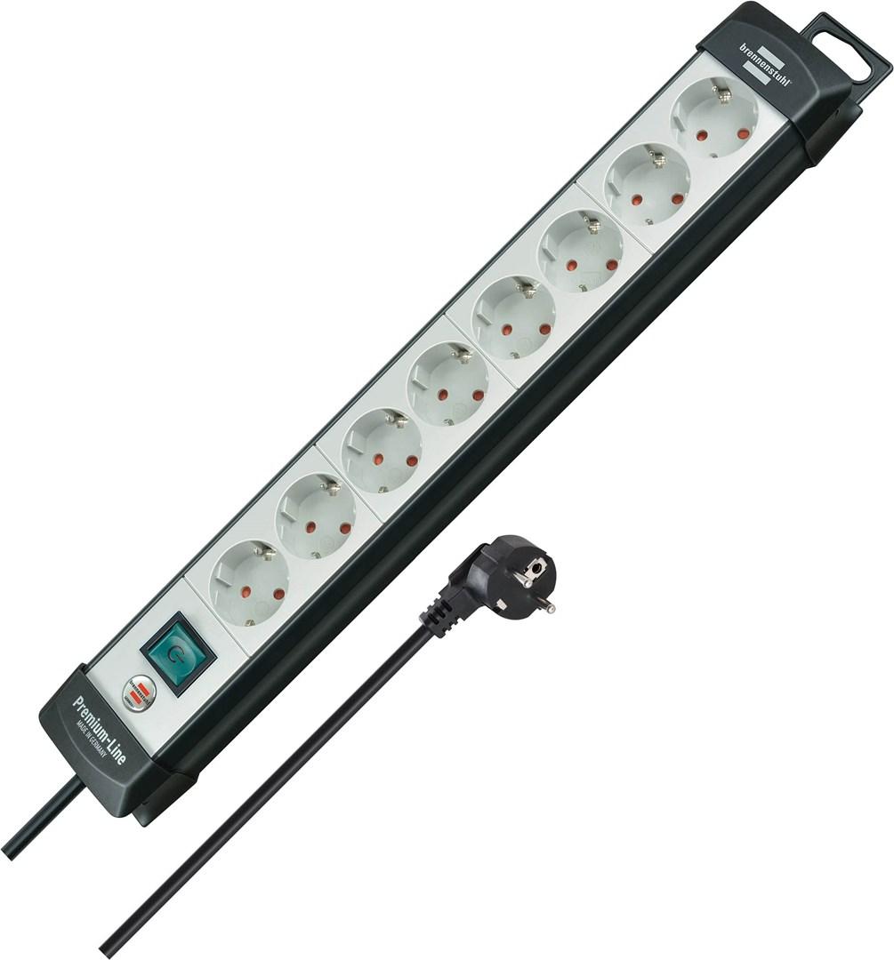 Stikdåse Brennenstuhl 1951580101 - 8 udtag, 5 m