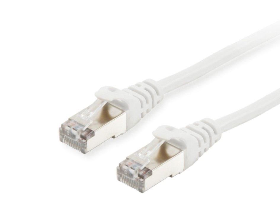 EQUIP Cat6 S/FTP netværkskabel 2 x RJ45 30 m hvid LSZH