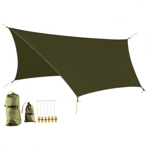 NEO TOOLS vandtæt tarp 360 x 290 cm 210T PU3000