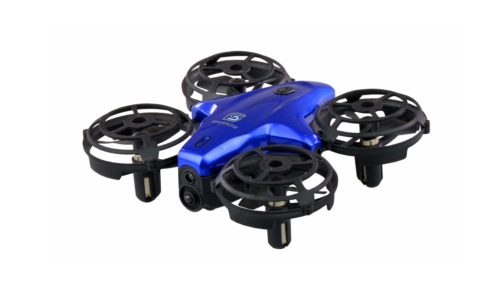 Amewi 25326 fjernstyret mini drone med kamera - blå