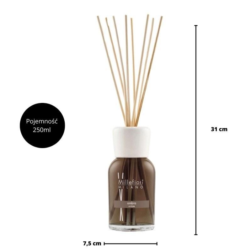 Millefiori Ombra duftdiffuser med pinde 250 ml
