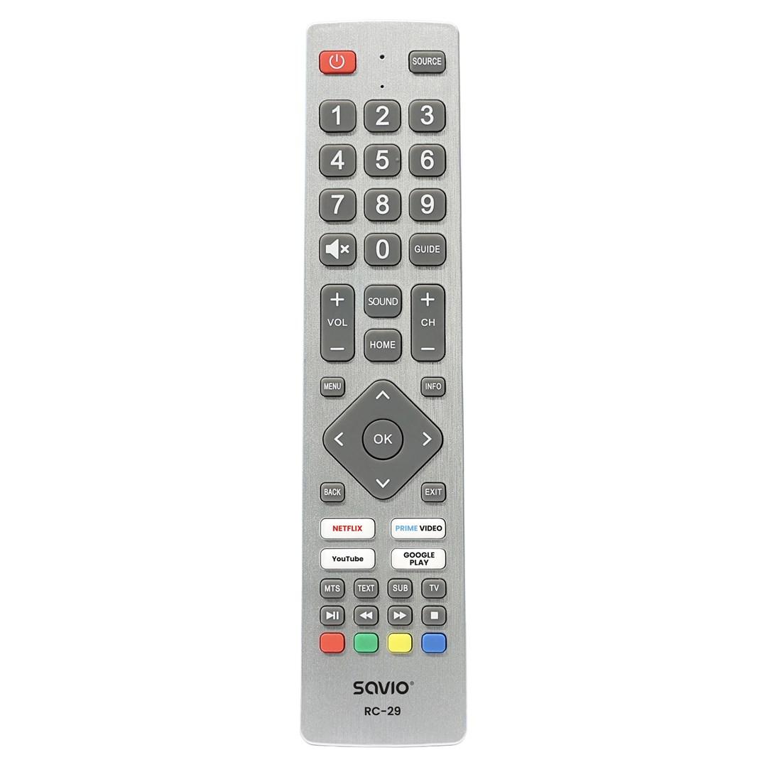 Savio RC-29 fjernbetjening IR trådløs TV Tryk på knapper