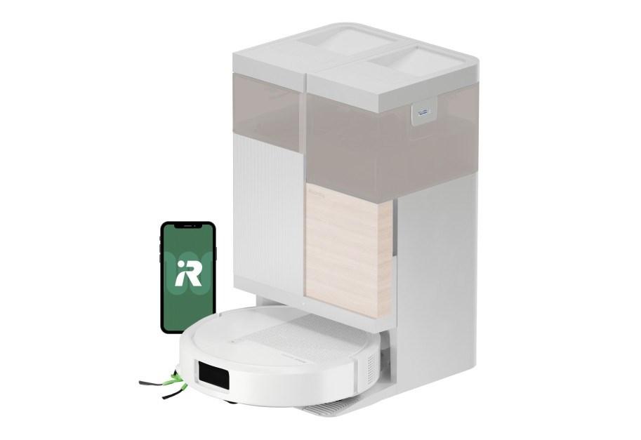 iRobot Roomba Combo 575 hvid robotstøvsuger med AutoWash-dockingstation