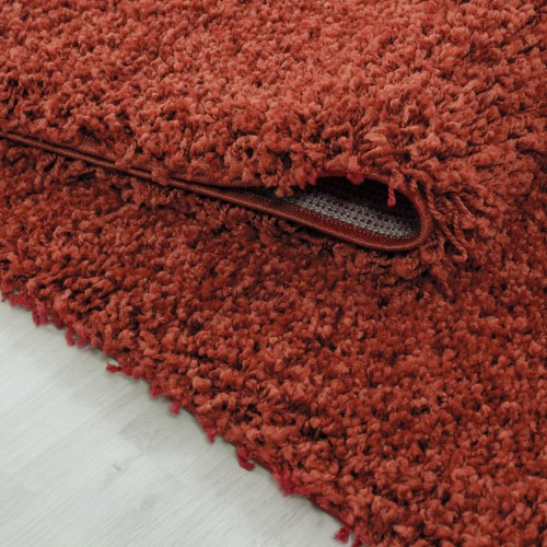 LIFE Unicolor TERRA shaggy tæppe rektangel
