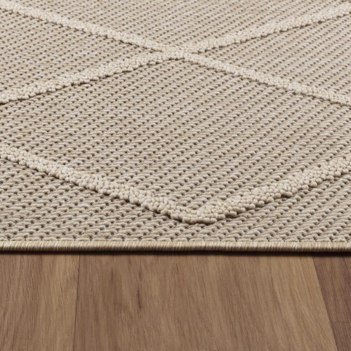 PATARA Berber beige rektangulært udendørs tæppe