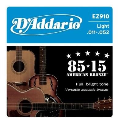 D'Addario EZ910 akustiske guitarstrenge Light 011-052