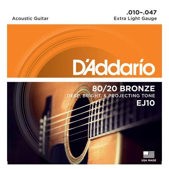 D'Addario EJ10 akustiske guitarstrenge 10-47