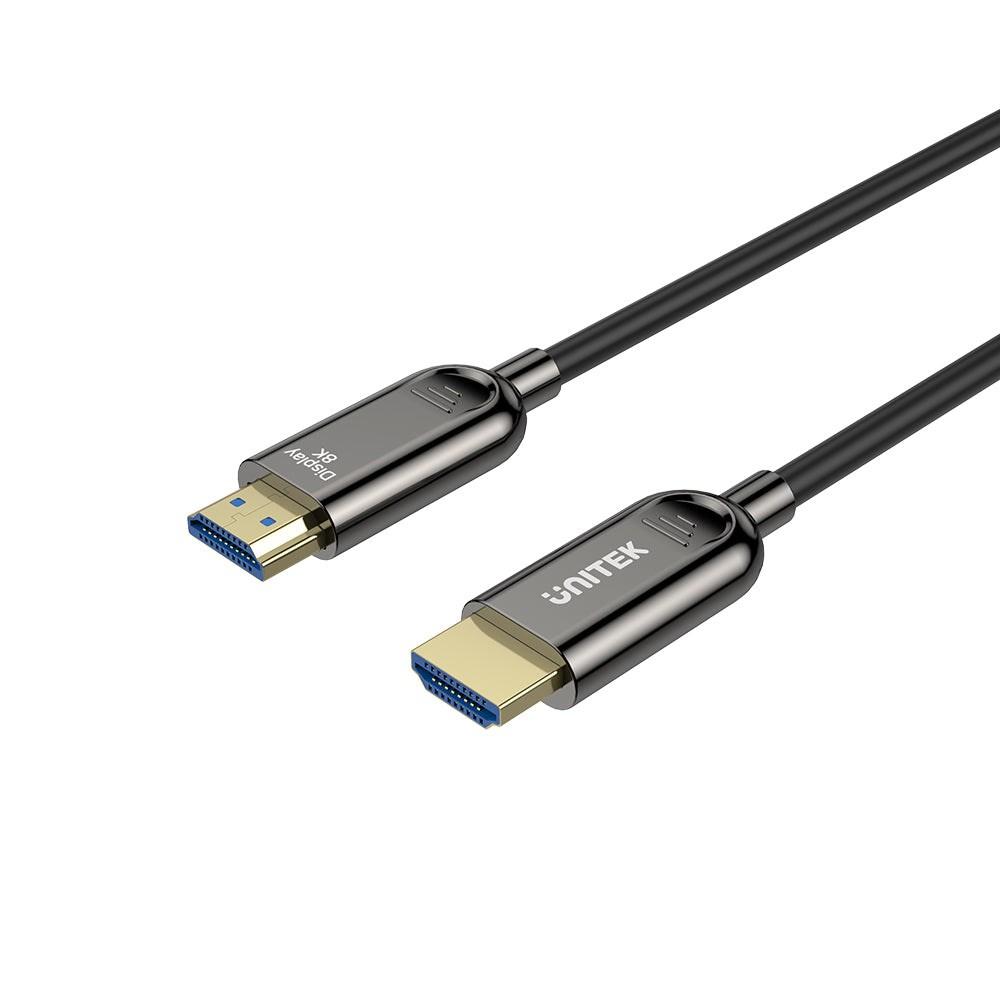 UNITEK C11085GY01-70M optisk HDMI-kabel 70 m 8K ved 60 Hz