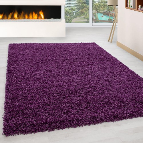 Shaggy løber LIFE Unicolor - VIOLET