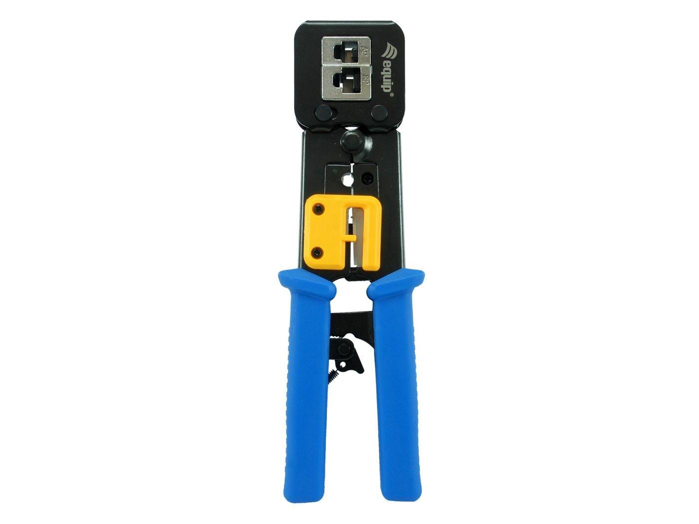 Equip krimptang til RJ45/RJ11 Cat5e/Cat6a - blå