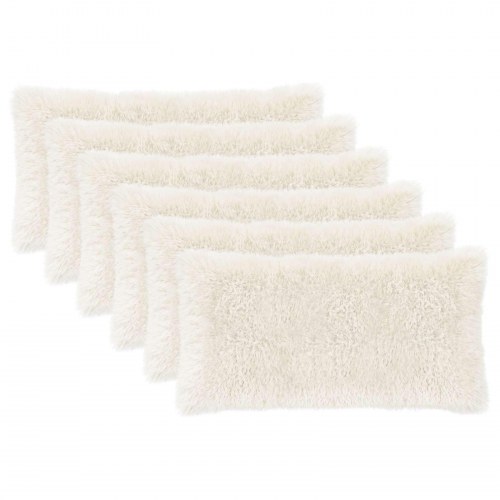 Pyntepuder HEERLEN 6 stk. 40 x 70 cm hvid i PV fleece