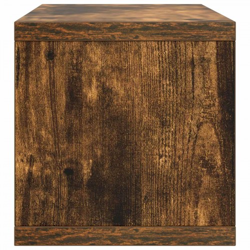 CD opbevaringsrække 2 stk. - røget eg 40 x 17 x 17 cm