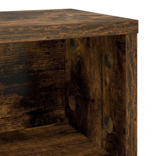 CD-opbevaringsrække i røget eg - 40 x 17 x 17 cm