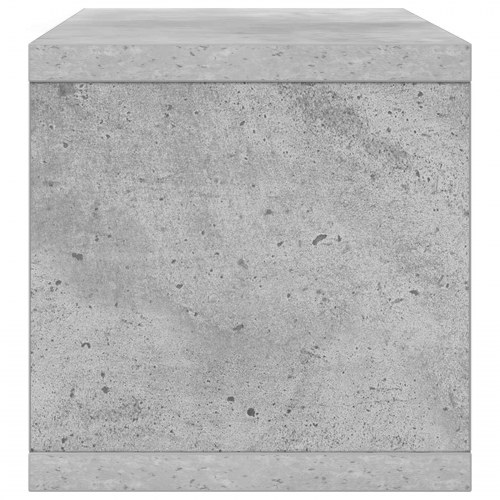 CD-opbevaringsrække betongrå 40 x 17 x 17 cm