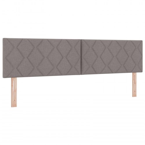 Ottoman seng 180 x 200 cm med opbevaring, madras og hovedgærde - gråbrun stof