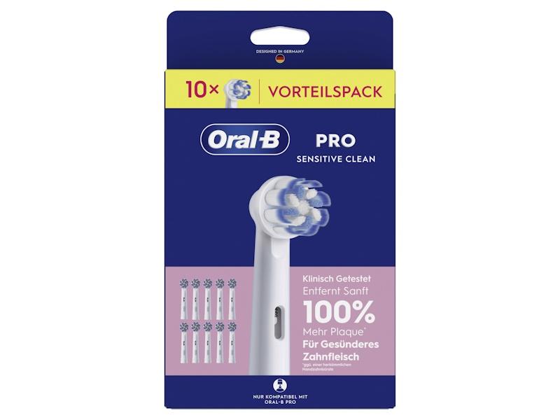 Oral-B Pro Sensitive Clean børstehoveder hvid 10 stk.