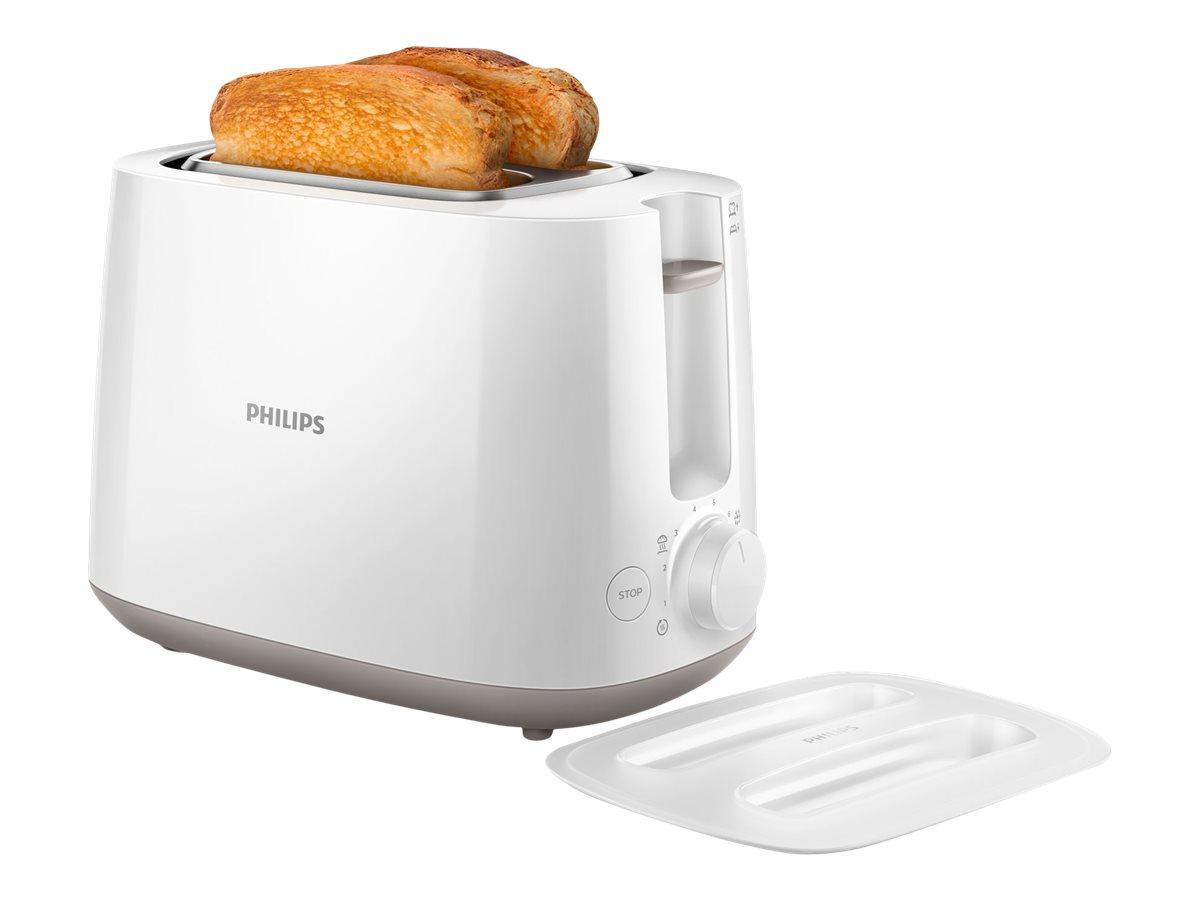 Philips Daily Collection HD2582 brødrister 2 skiver hvid