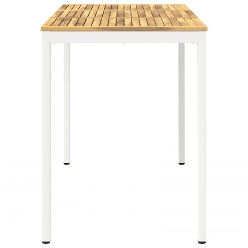 Havebarbord NAARDEN - hvid, 141 x 80,5 x 105 cm