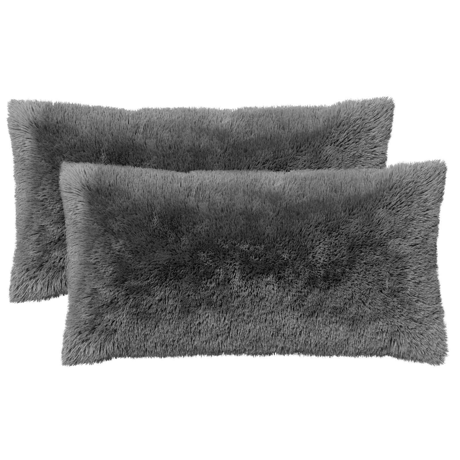 Pyntepude HEERLEN 6 stk. 40 x 70 cm lys grøn i PV fleece