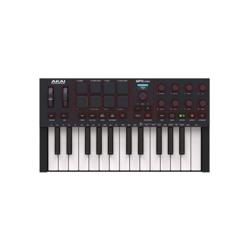 AKAI MPK Mini MK4 MIDI-keyboard 25 tangenter - sort